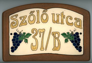 Házszámtábla 3-18 Házszámtábla 3-18