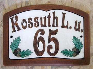 Házszámtábla 3-6 Házszámtábla 3-6